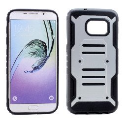 Samsung Galaxy S7 Edge Cool Hybrid Case (Silver)